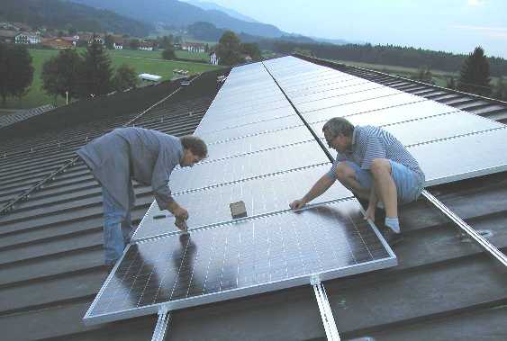 Erweiterung der PV-Anlage auf 14,82 kWp